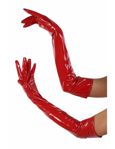 Gants longs en vinyle