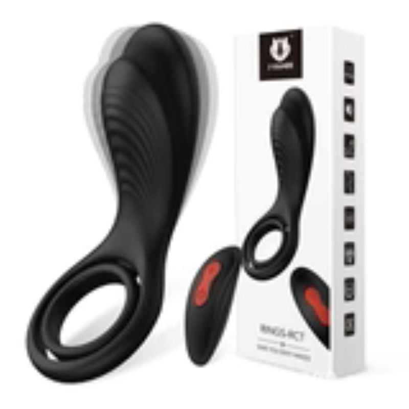 Anneau pénien double vibrant – vue détail vibrations