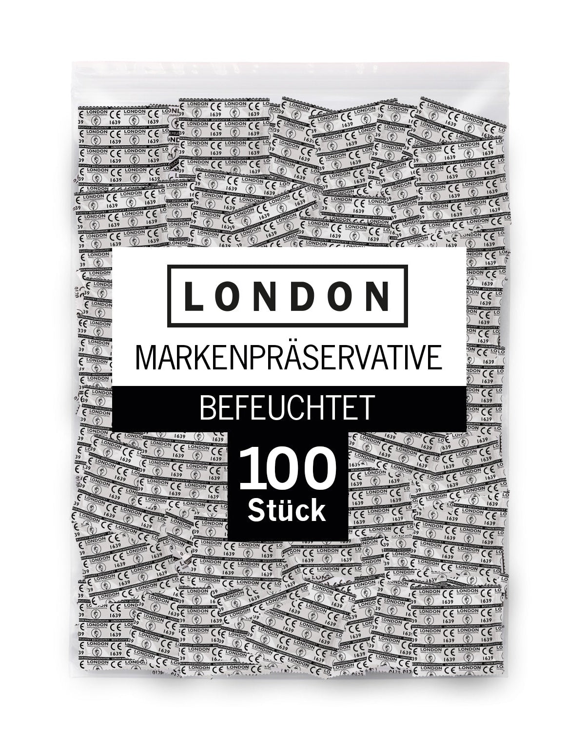 Préservatifs Durex London Q600 – vue détail packaging 100