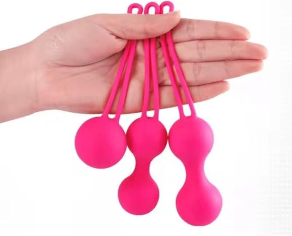 Kit 3 boules de Geisha rose – vue produit