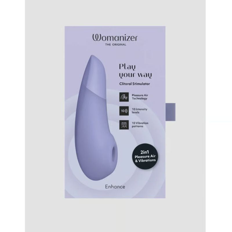 Womanizer Enhance lila – stimulateur clitoridien Pleasure Air et vibrations