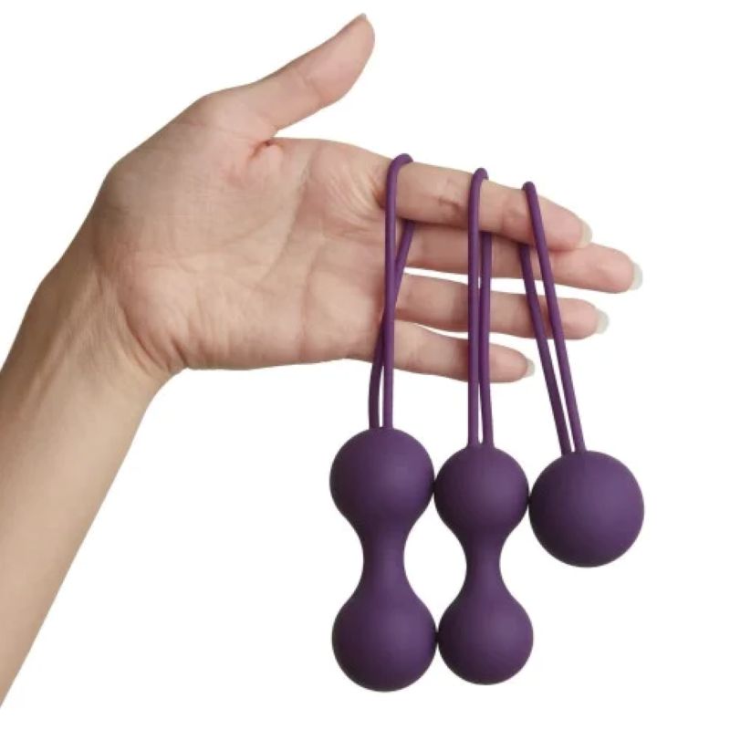 Kit 3 boules de Geisha violet – vue détail