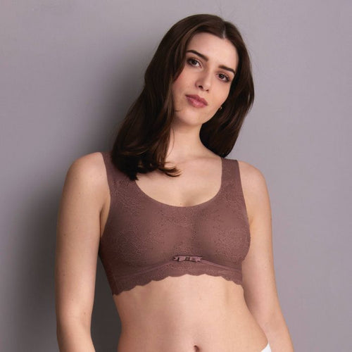Brassière Anita dentelle florale berry bordeaux – confort et élégance, mousse respirante | Lady Mary