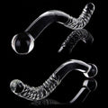 Double dildo en verre à deux extrémités – vue produit
