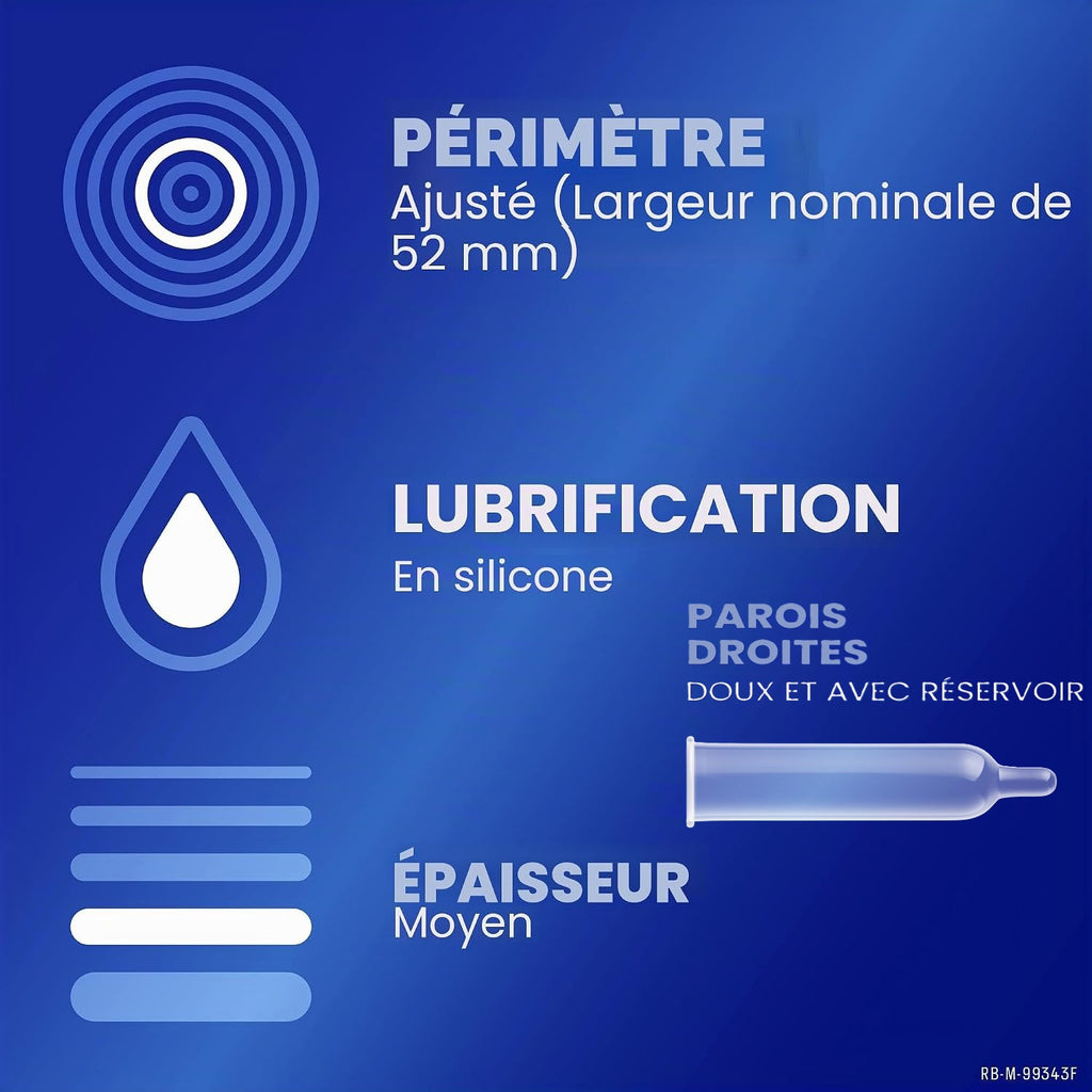 Durex Natural Slim Fit 52mm