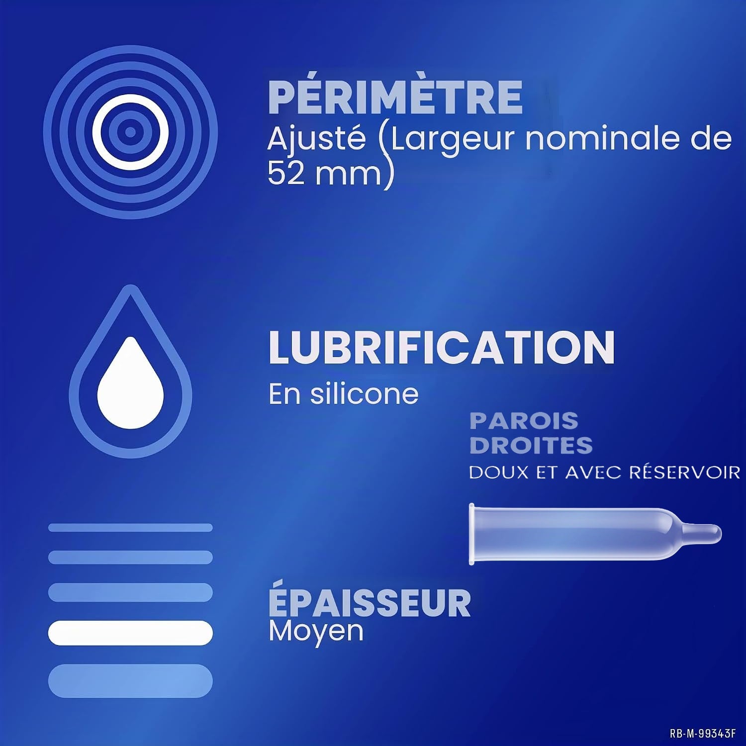 Durex Natural Slim Fit 52mm