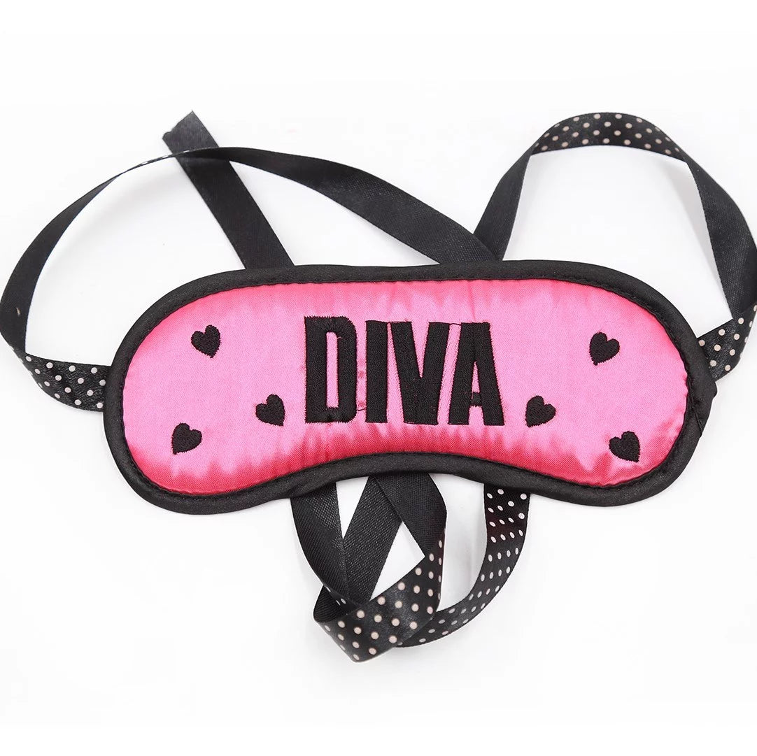 Bandeau rose kit Diva Le Marquis by Lady Mary — privation de vue bondage doux