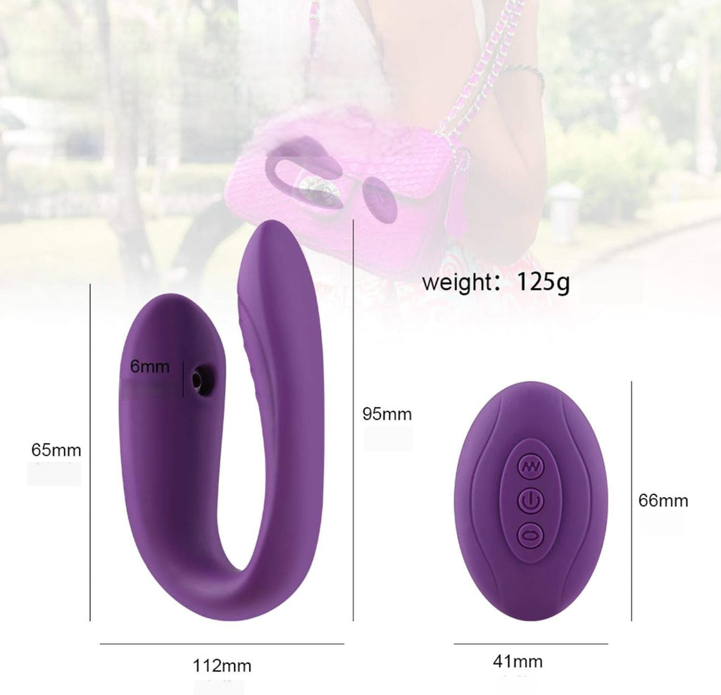 2 en 1 "Amor" Sucking clitoris et point G
