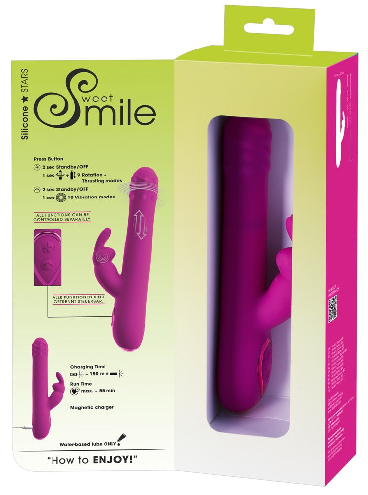  Emballage ouvert du vibromasseur Rabbit rotatif et va-et-vient