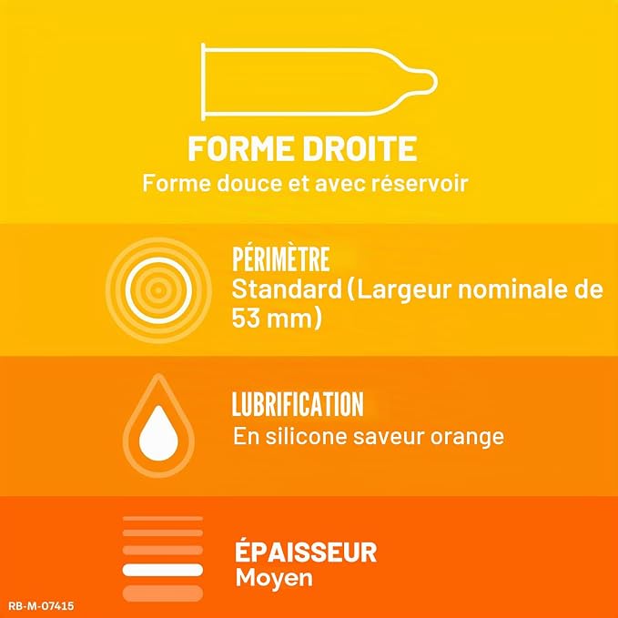 Durex Saveurs Fruits 53mm