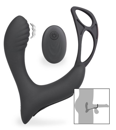 Massage II – Stimulateur de prostate double cockring télécommandé – L'Intimité du Marquis by Lady Mary