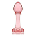 Plug en verre rosé long – vue produit
