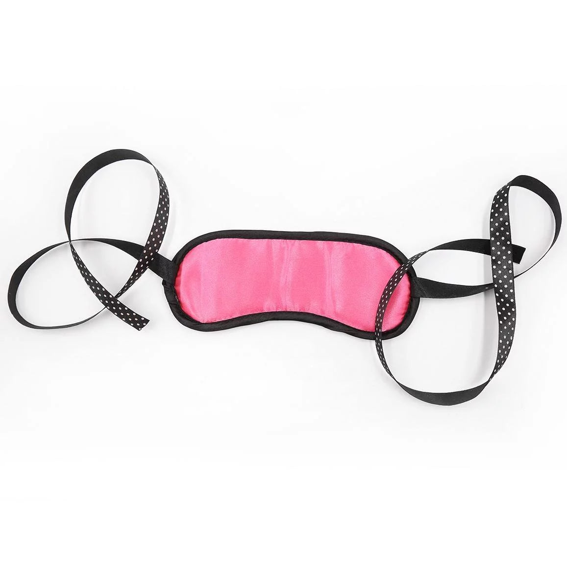 Bandeau rose kit Diva Le Marquis by Lady Mary — privation de vue bondage doux verso
