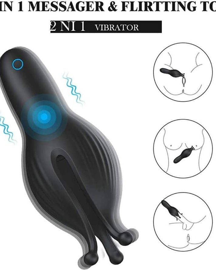 Blue Junker stimulateur vibrant unisex – vue détail