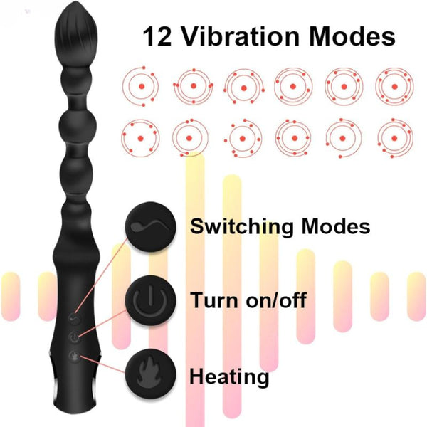 Image 1 : Alia stimulateur anal chauffant – vue produit
