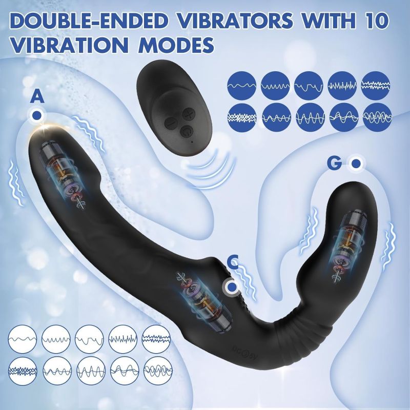 Double gode avec télécommande – vue détail