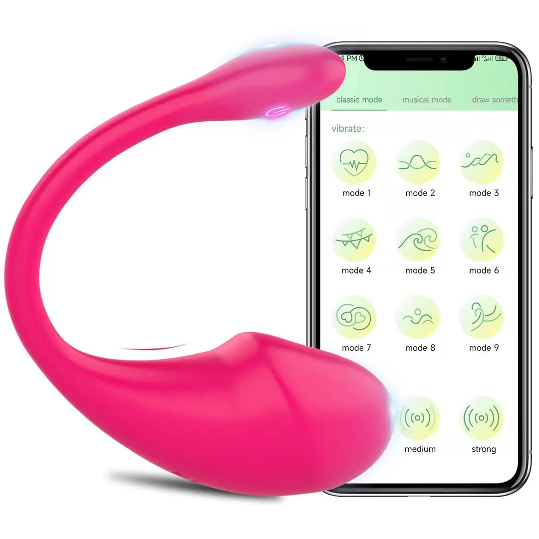 Oeuf Love vibrant connecté avec application – vue produit
