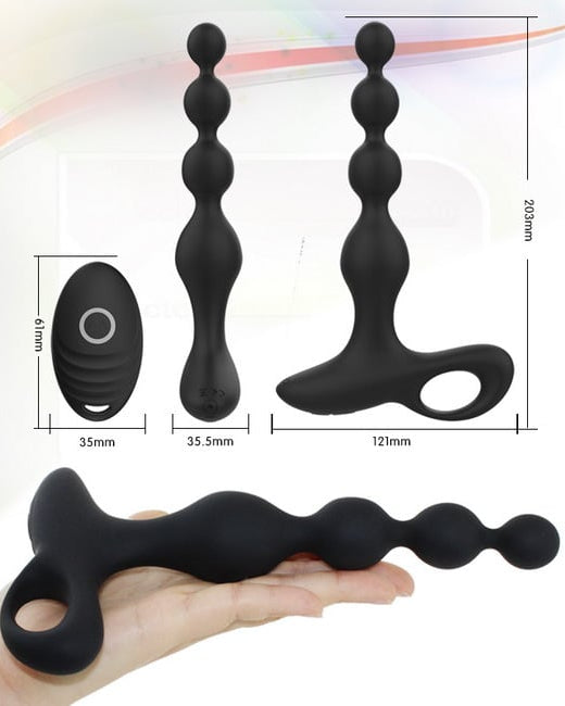 Stimulateur anal Abbot - forme effilée ergonomique en silicone - vue produit