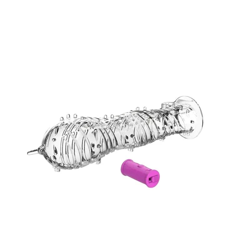 Crystal – Manchon pénien vibrant – L'Intimité du Marquis by Lady Mary