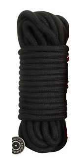 Bondage Cordes BDSM en Coton Doux Noir ou Rouge