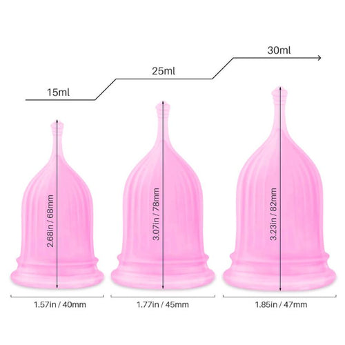 Coupe menstruelle Trio Lila – vue détail