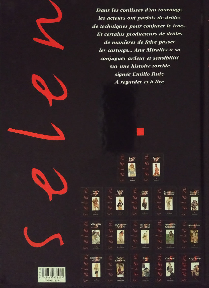 Selen présente Tome 17 Corps à corps – dos de couverture – BD érotique d'occasion