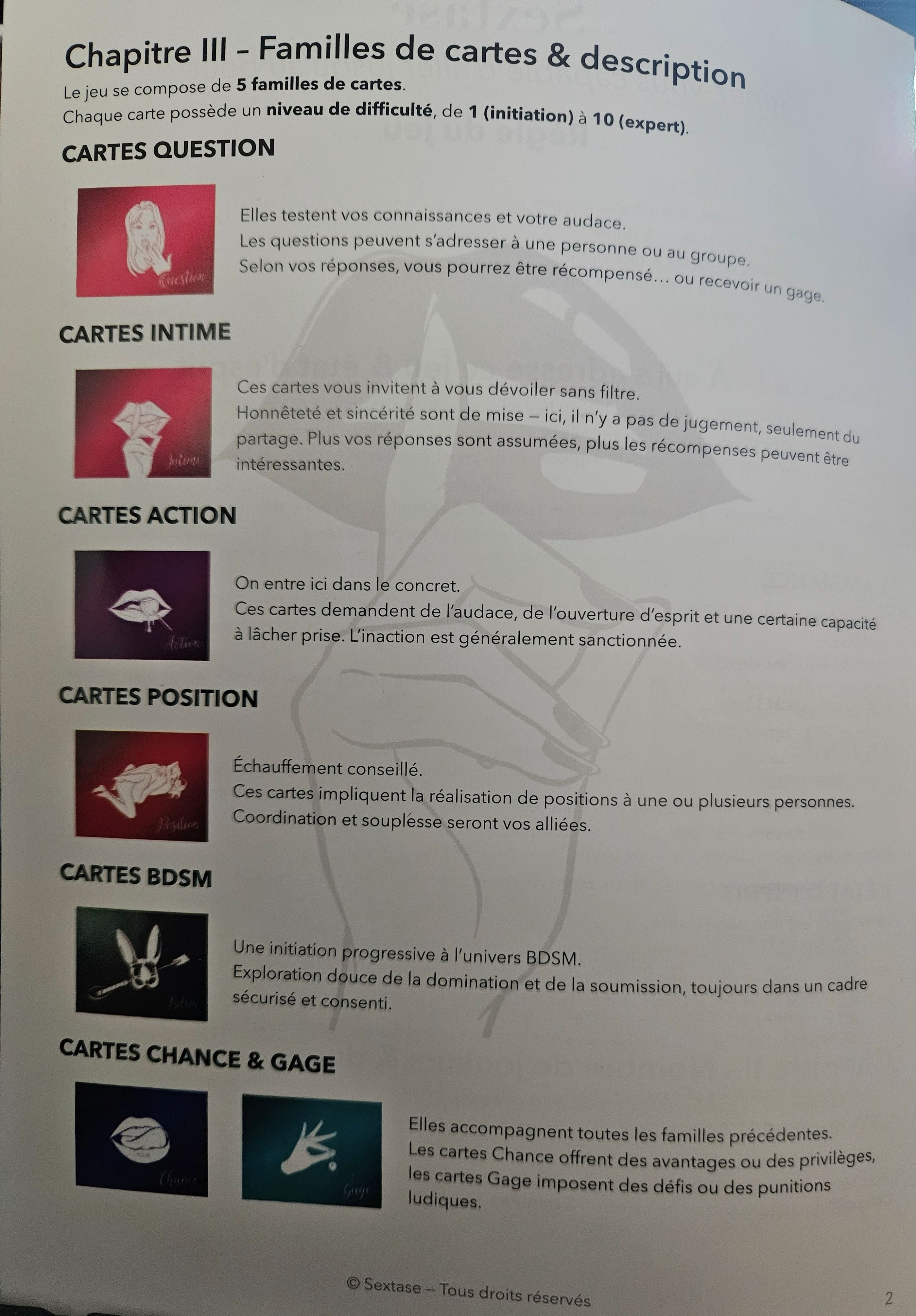 Sextase le tout nouveau jeu erotique