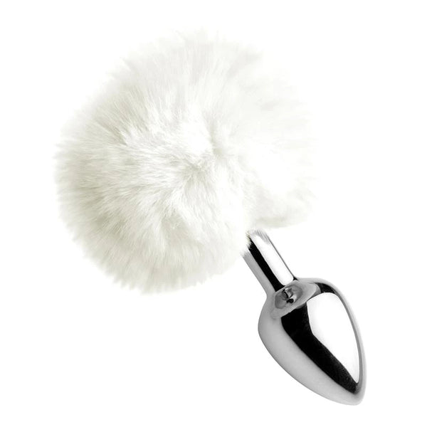 Plug anal Pompon blanc – vue produit