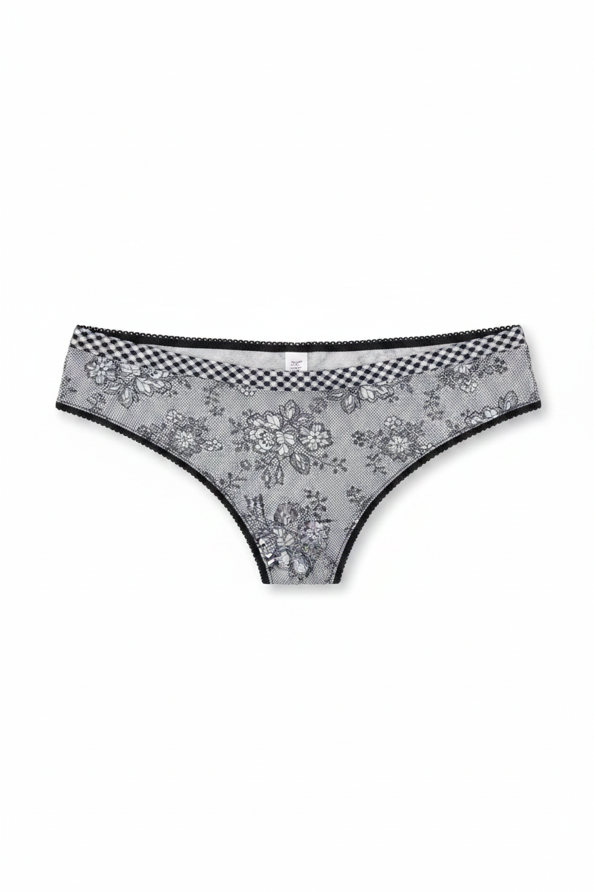Brésilien vichy fleuri