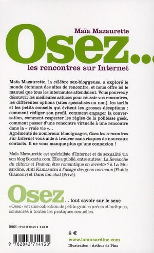 osez couverture de dos