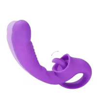 2 en 1 "Ava" Vibromasseur et langue oscillante