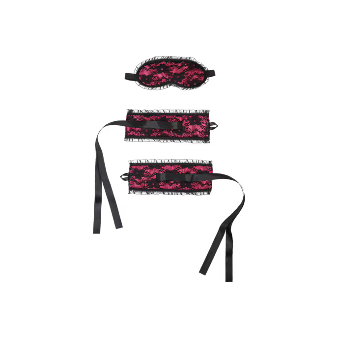 Le Marquis by Lady Mary — Masque et Menottes en Satin Soft Bondage