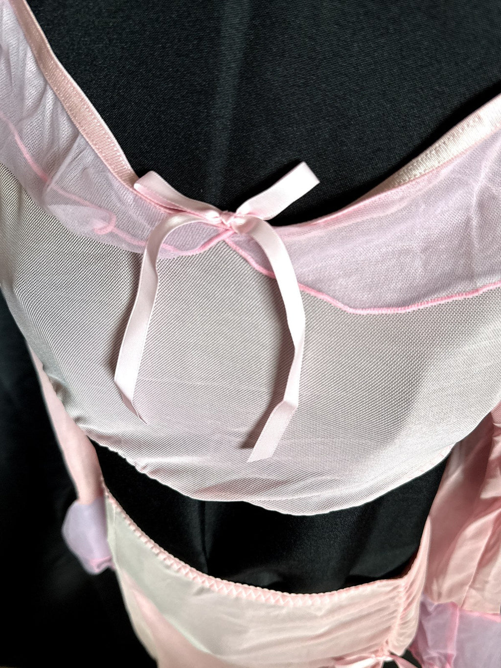 Ensemble top et jupe longue en tulle rose – Bella – Les Secrets de Léa, vue 6