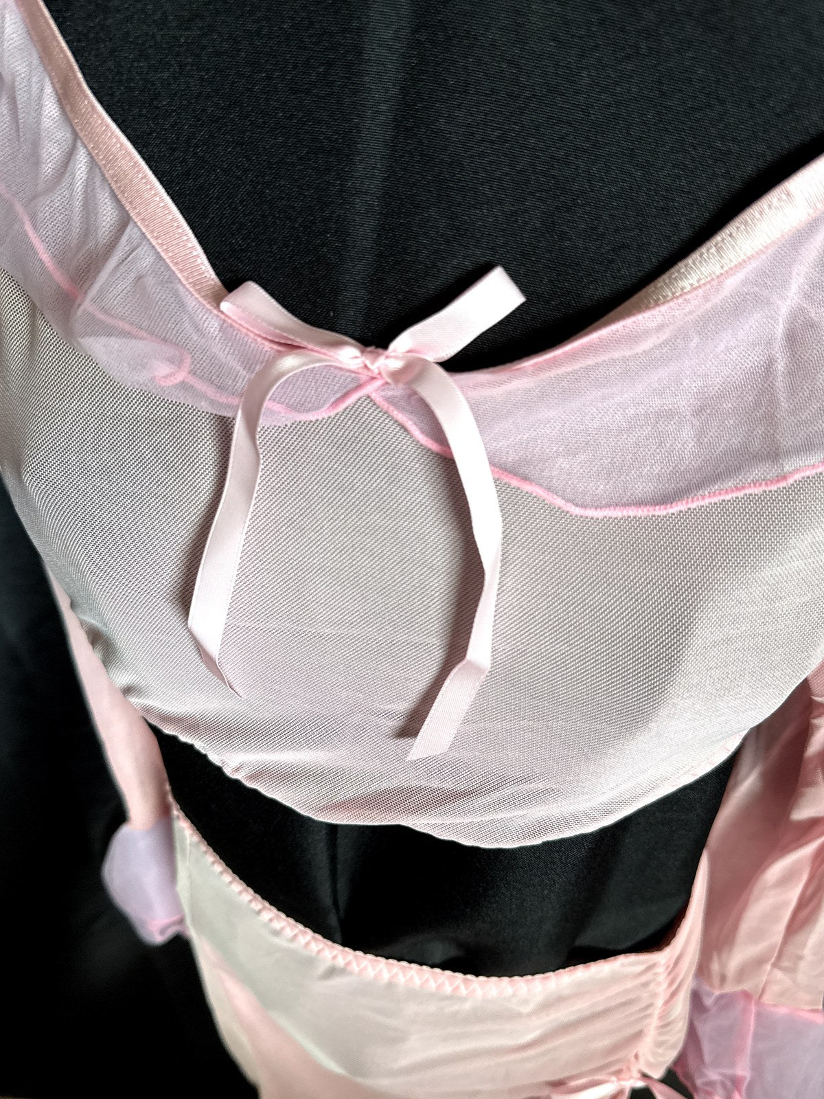 Ensemble top et jupe longue en tulle rose – Bella – Les Secrets de Léa, vue 6