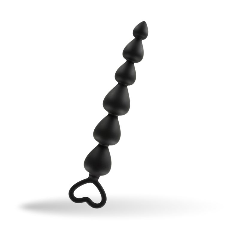 Chapelet anal en silicone médical 6 boules — vue de face | Lady Mary
