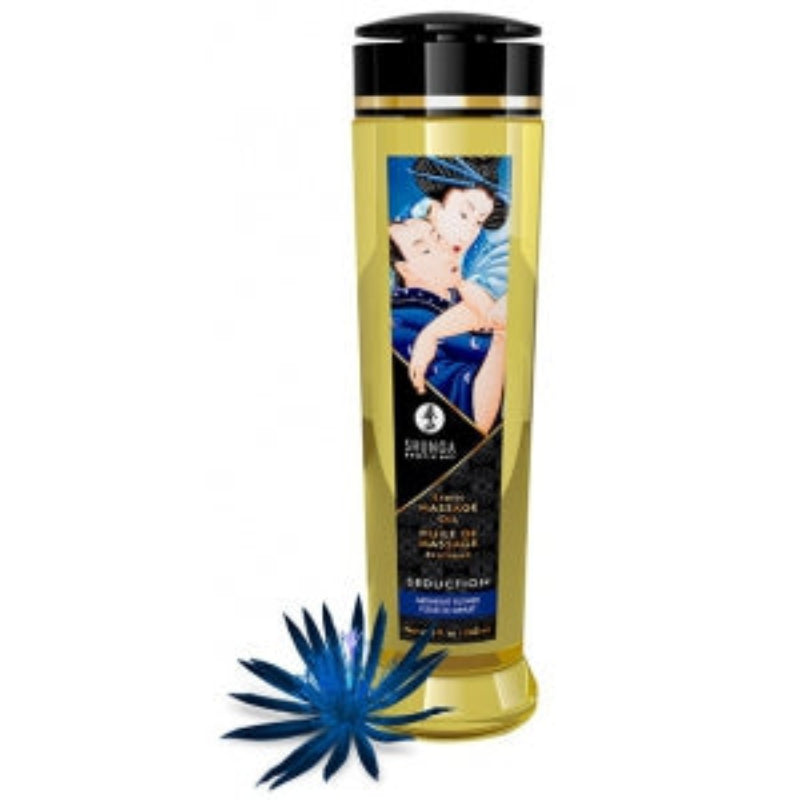 Huile de massage Shunga Séduction fleur de minuit 240ml