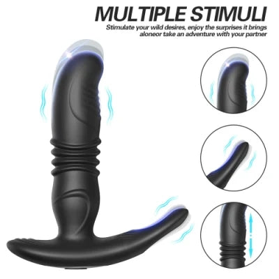 Stimulateur prostatique télescopique LetRock – design épuré et premium – Lady Mary vue face