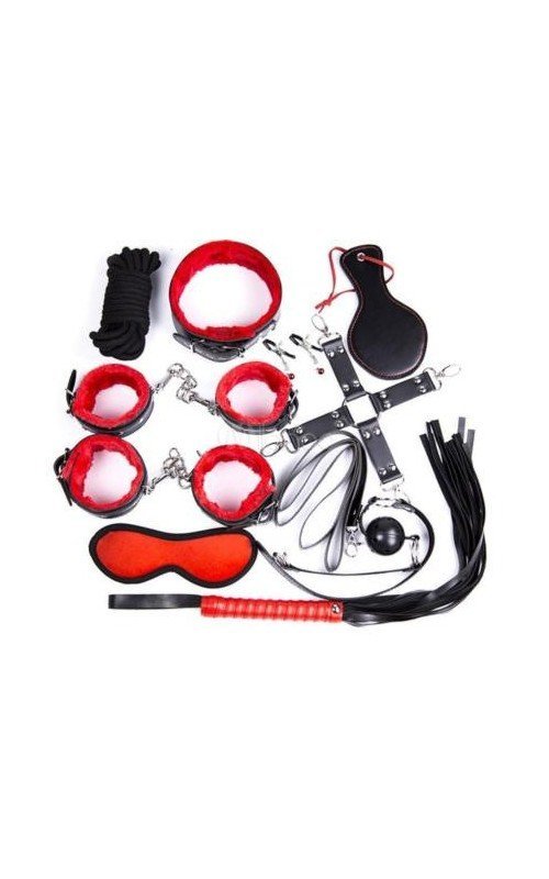 Le Marquis by Lady Mary – Kit BDSM 50 Nuances Rouge & Noir
