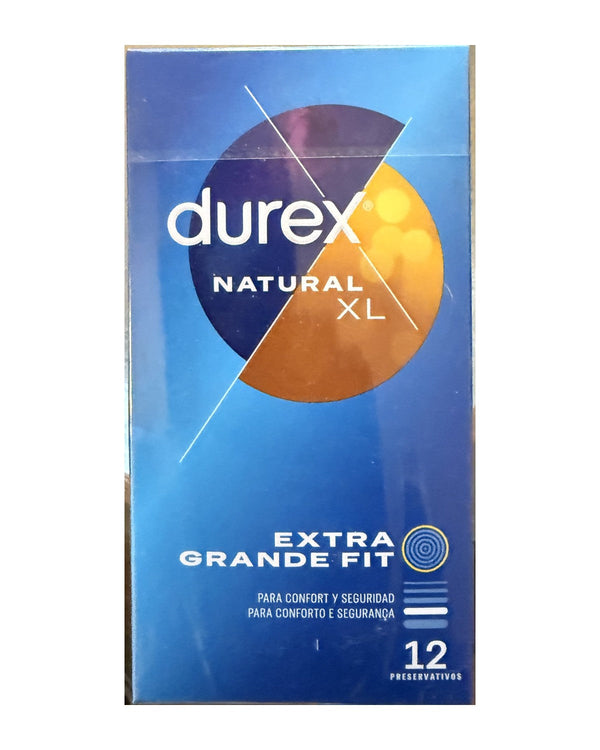 Préservatifs Natural XL – Durex, boîte de 12