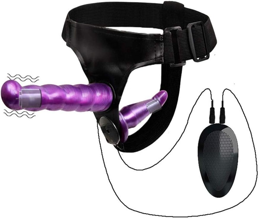 Dildo vibrant avec harnais double gode silicone amovible — Le Marquis by Lady Mary