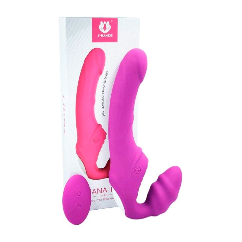 Double gode Nana strapless avec télécommande – vue produit